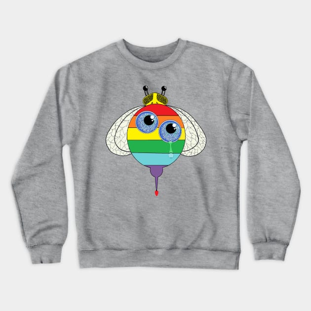 Bee Crewneck Sweatshirt by Zenferren